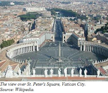 The view over St. Peter's Square